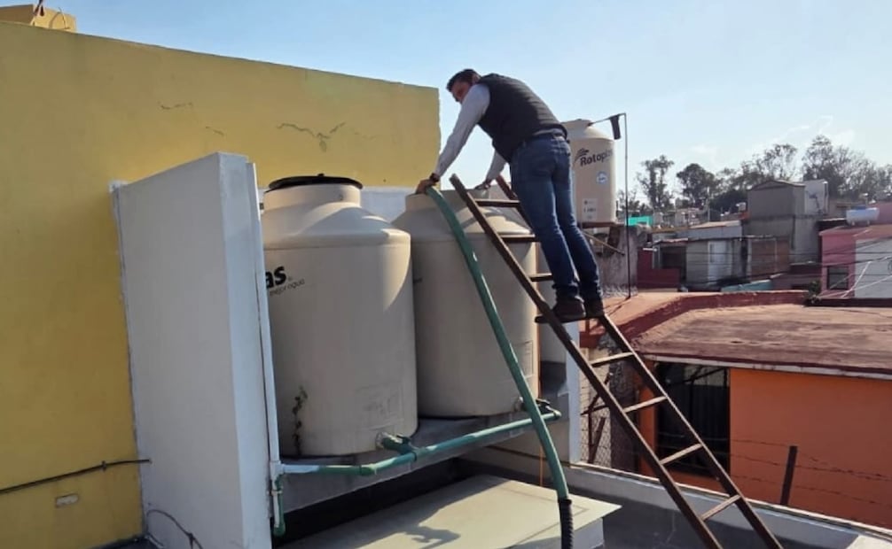 El alcalde Isaac Montoya Márquez presentó la estrategia integral para fortalecer la infraestructura hidráulica de Naucalpan. Foto Especial