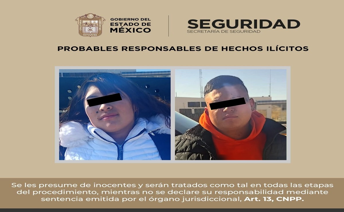 Raúl “N” de 24 años y Lizbeth “N” de 19 años. Foto: Especial