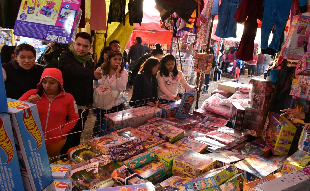 Los productos más demandados incluyen juguetes, electrónicos, calzado, perfumes y la Rosca de Reyes. Foto: Especial
