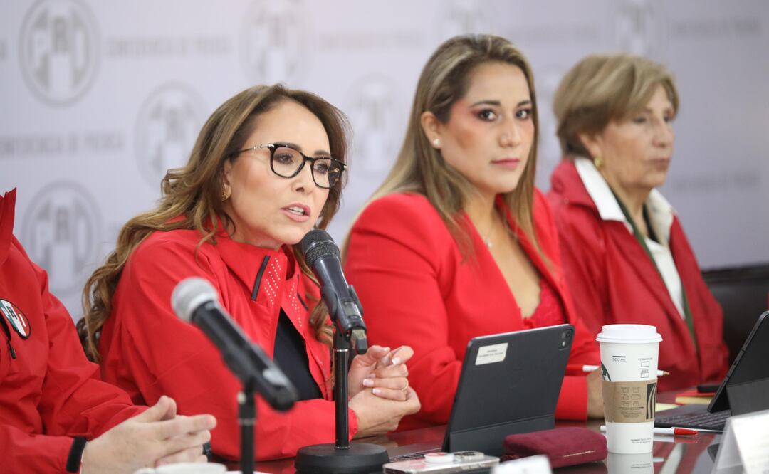 Cristina Ruiz Sandoval, dirigente del PRI en el Edomex, critica la estrategia estatal contra las desapariciones. Foto: Especia