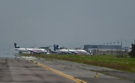 Avión procedente de Aguascalientes sufre falla eléctrica y realiza aterrizaje forzoso en el AIT
