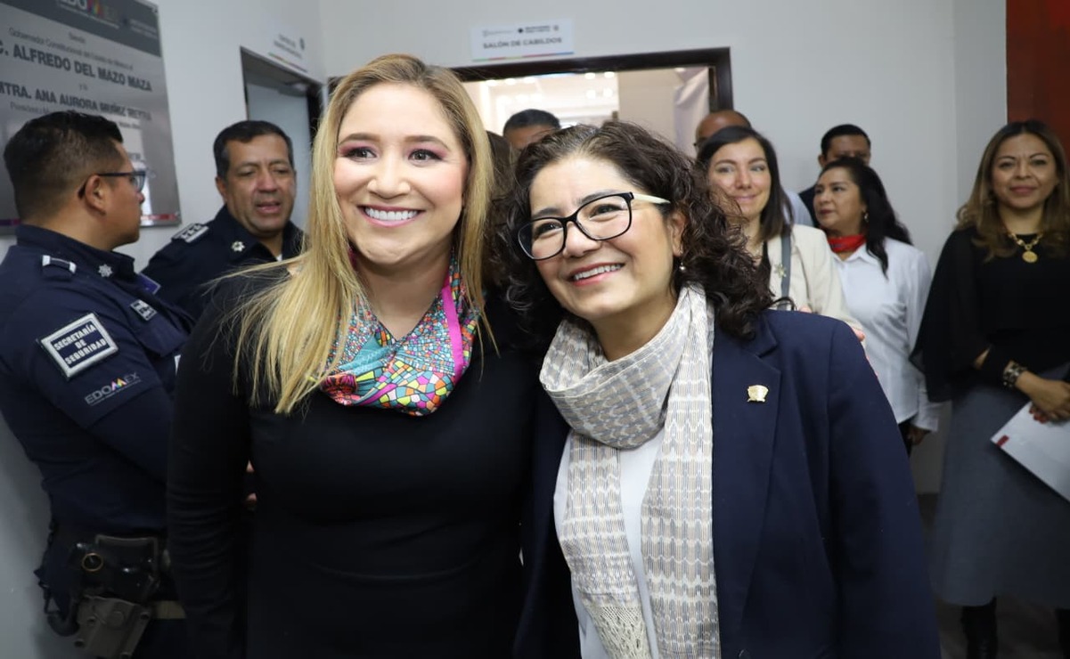 Ana Muñiz Neyra, presidenta municipal y Martha Patricia Zarza Delgado, rectora de la UAEMéx / Foto Especial