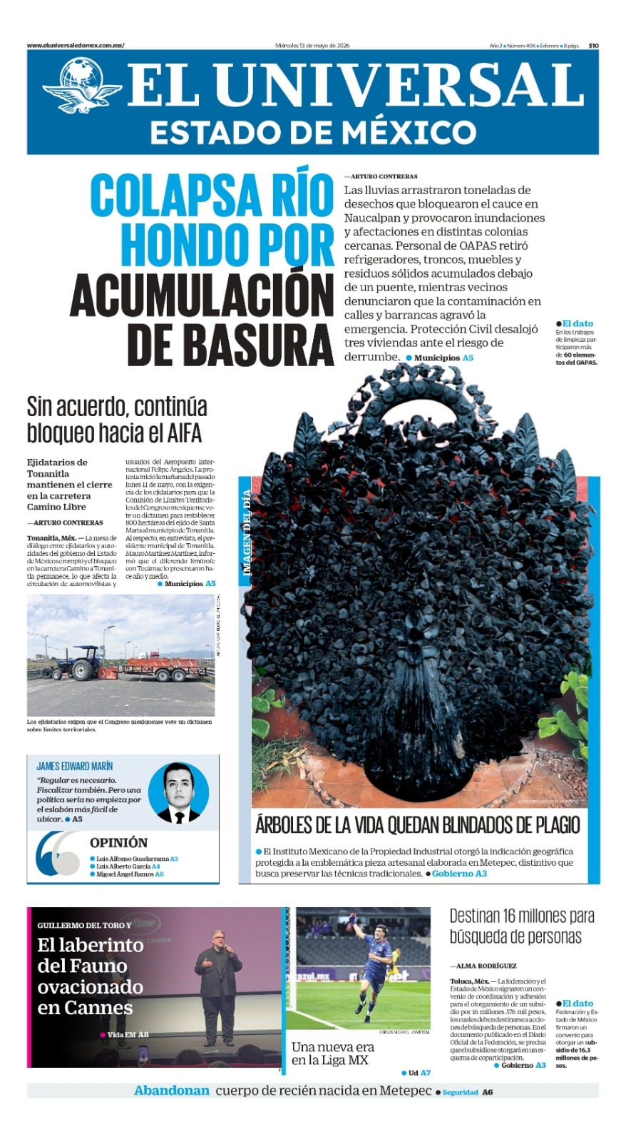 Portada 13 de mayo de 2026