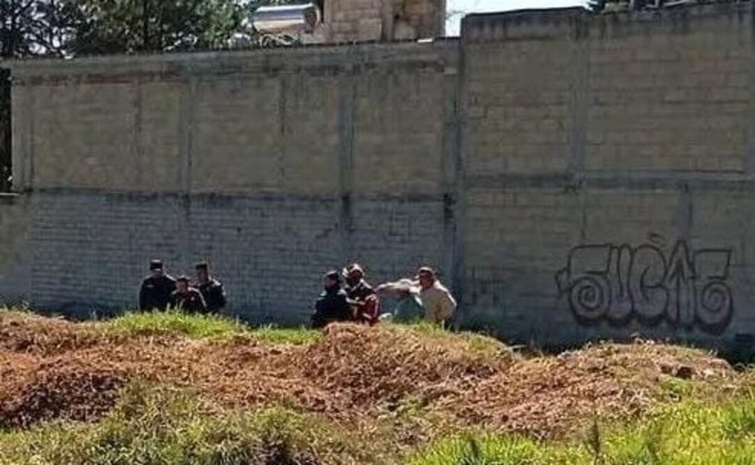 El hallazgo se registró en la calle del Trabajo y Río Tejalpa / Foto Especial