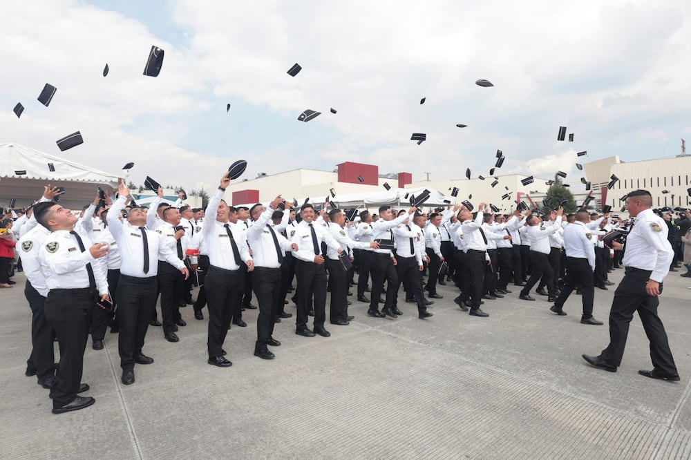 Durante la ceremonia, las autoridades destacaron la reducción del 52% en el promedio diario de homicidios en la entidad entre septiembre de 2024 y noviembre de 2025. Foto Alejandro Vargas / El Universal