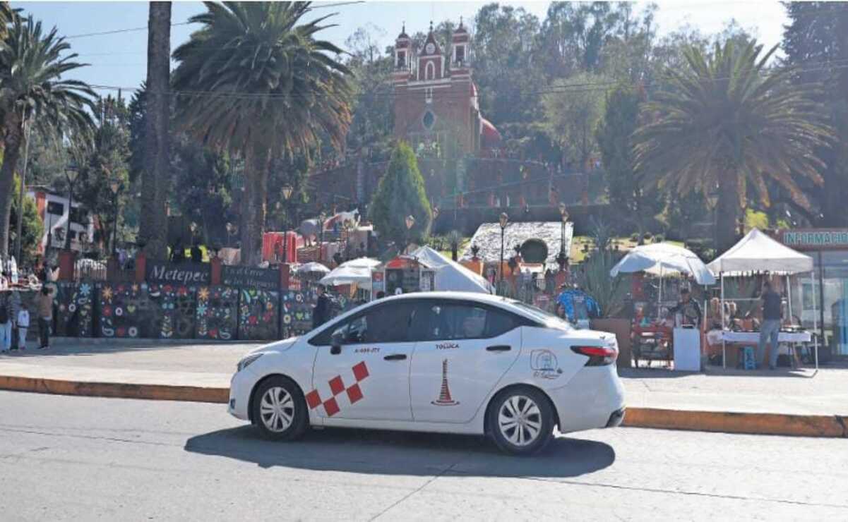 Al menos seis bases de taxis han denunciado un aumento en los delitos violentos dentro de sus unidades. Foto: Alejandro Vargas / El Universal Edomex