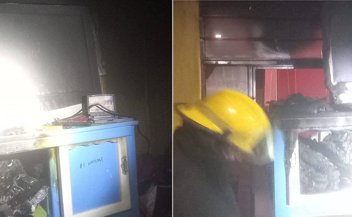 Por la emergencia ocurrida en la sala de un domicilio de la colonia Francisco I. Madero, no hubo personas lesionadas. Foto: Especial