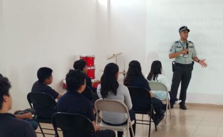 Guardia Nacional Imparte Pláticas sobre Prevención de Adicciones en Ecatepec