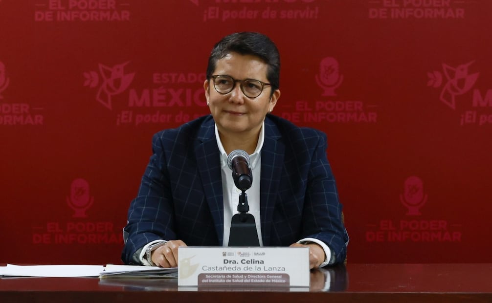 La secretaria de Salud, Celina Castañeda de la Laza, presentó el Plan Estatal de Seguridad en Salud diseñado para el flujo masivo de visitantes por el Mundial 2026. Foto Alejandro Vargas / El Universal