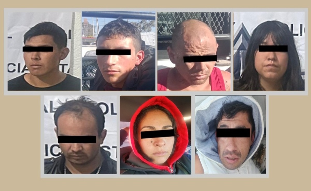 Detienen a 9 personas por posesión ilegal de drogas y armas en Edomex