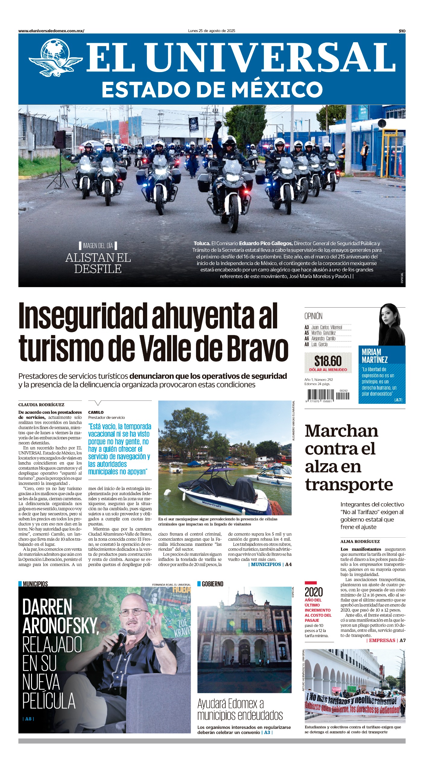 Portada 25 de agosto 2025