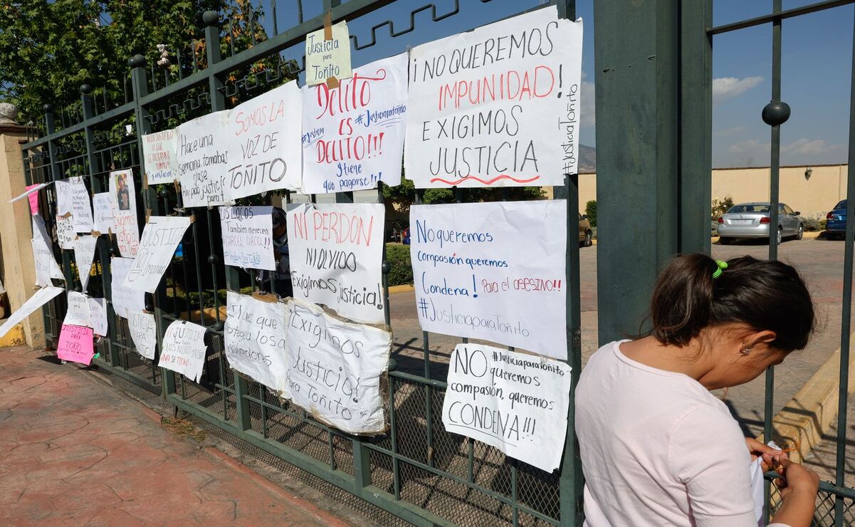 Vinculan a proceso a Mario N por el delito de homicidio calificado por el niño Toñito