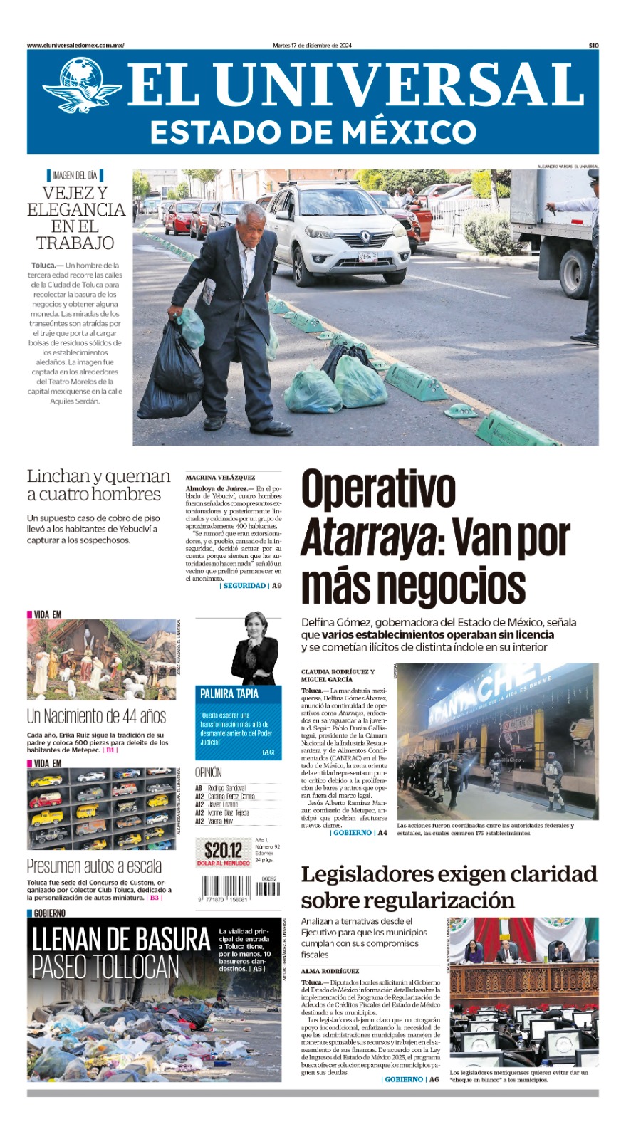 Portada Edomex 17 de diciembre 2024