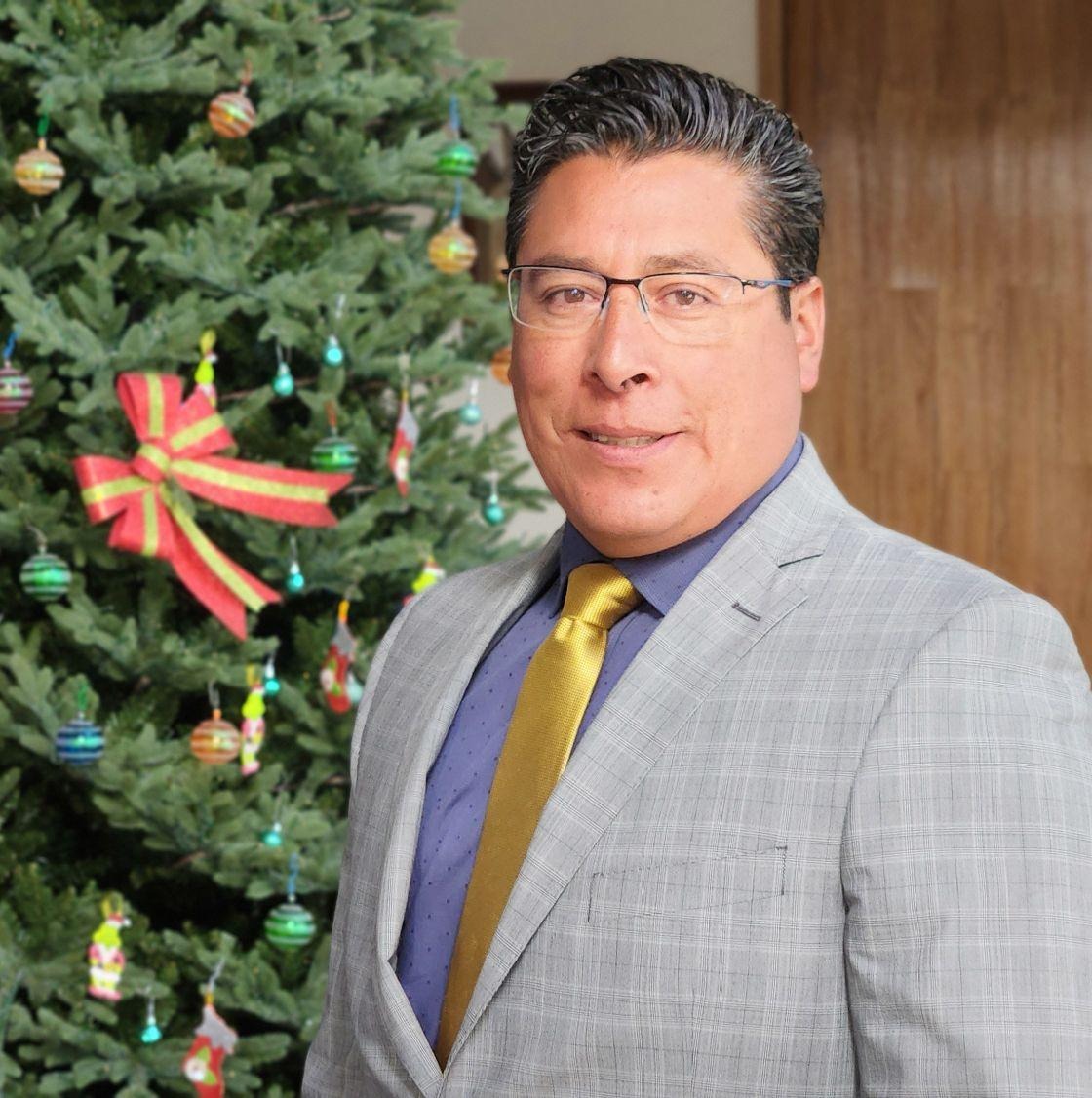 El alcalde de Tenango del Valle, Roberto Bautista. Foto Especial