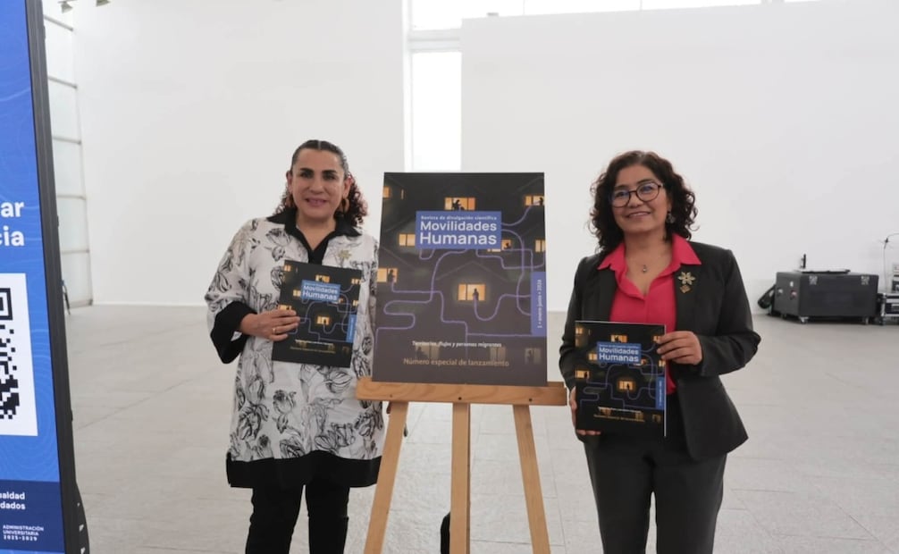 Martha Patricia Zarza Delgado, rectora de la UAEMéx, participó en la presentación de la nueva publicación. Foto especial