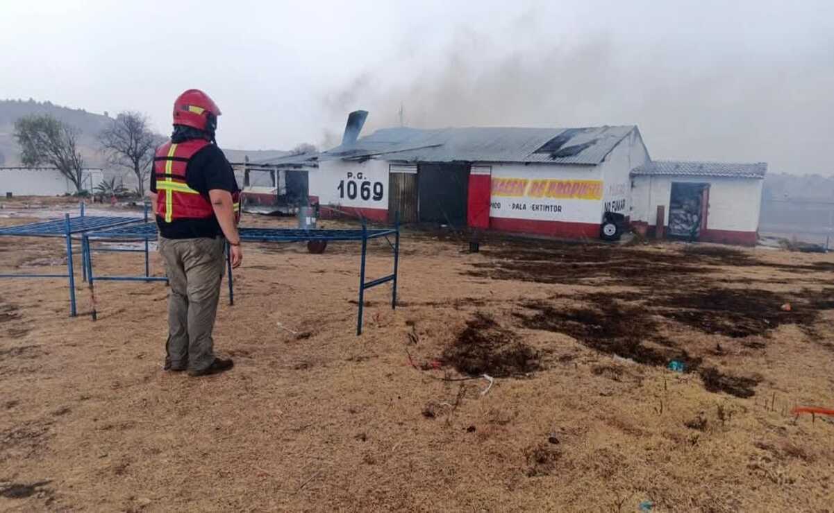 Elementos de emergencia atendieron el siniestro / Foto: Especial