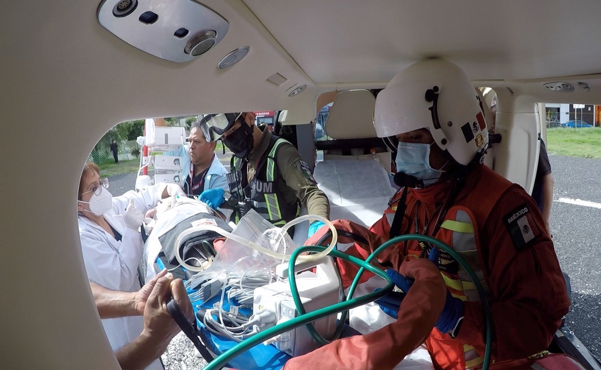 Durante el mes de julio, la Unidad de Rescate Aéreo Relámpagos llevó a cabo 44 operaciones para la atención de emergencias. Foto: Especial