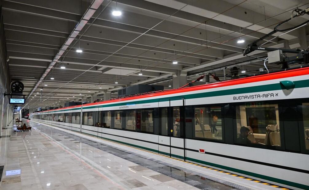El Tren Felipe Ángeles cuenta con seis estaciones y una terminal en el tramo Lechería-AIFA. Foto especial