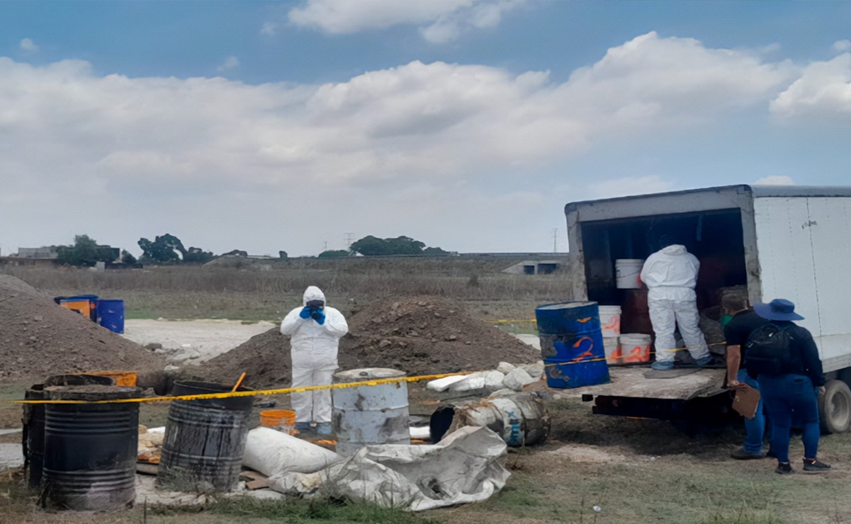 ¡Por contaminar! Imponen prisión preventiva a tres por arrojar residuos peligrosos en lago de Texcoco