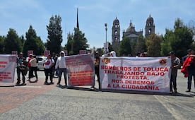 "La austeridad no debe ser en la base": Bomberos de Toluca exigen salarios justos y unidades dignas