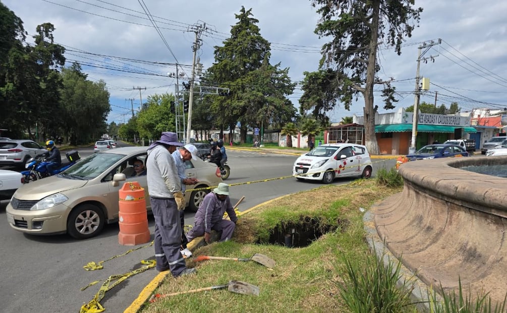Los trabajos de rehabilitación contemplan la reparación de un tramo de 18 metros de longitud en la bóveda pluvial. Foto Especial