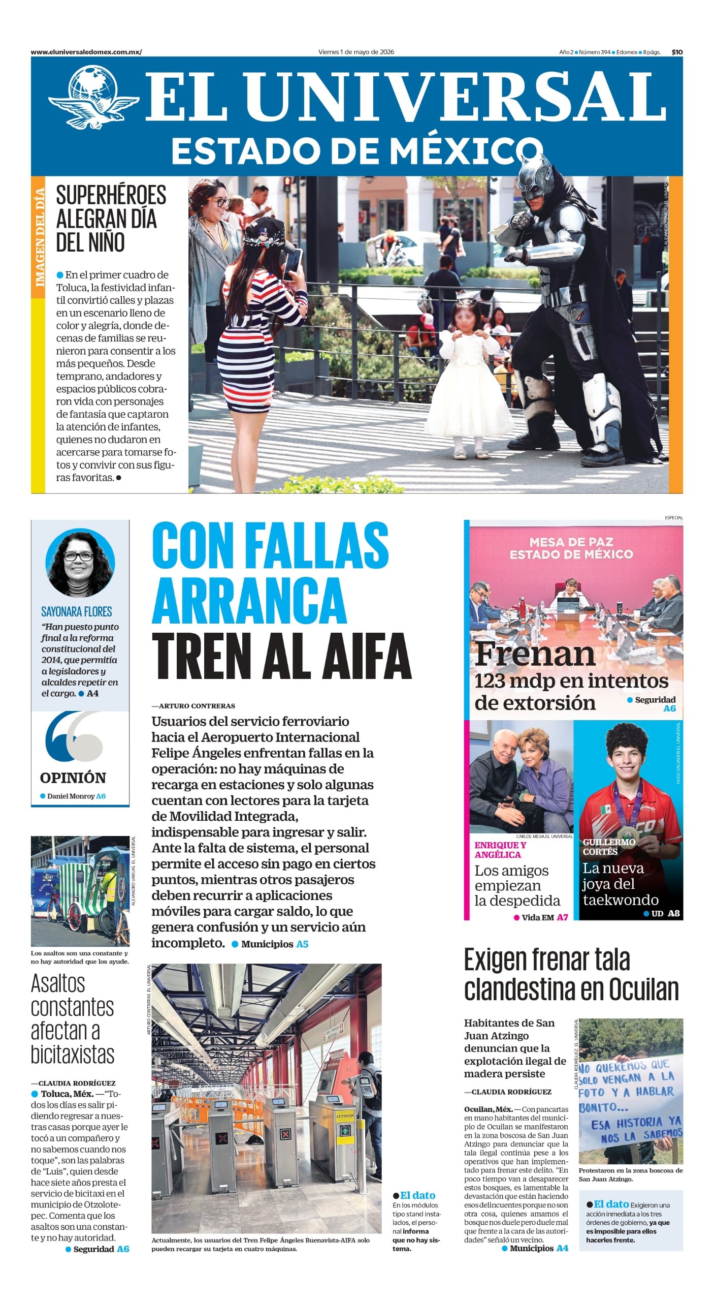 Portada 1 de mayo de 2026