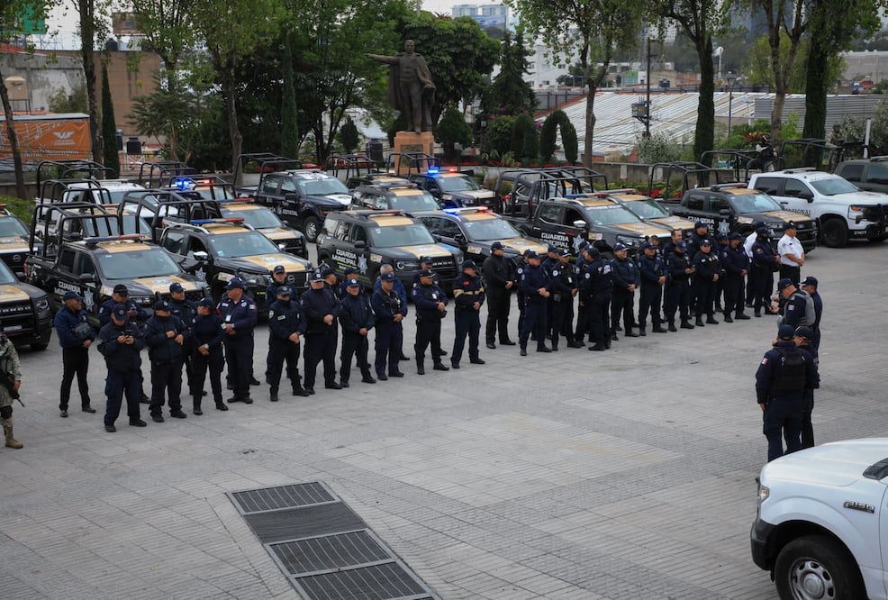 La Guardia Municipal de Naucalpan intensifica la baja de elementos que no cumplen con los estándares de integridad. Foto Especial