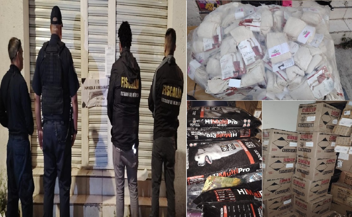 Operativo en Ecatepec permite recuperar mercancía robada en Tlalnepantla