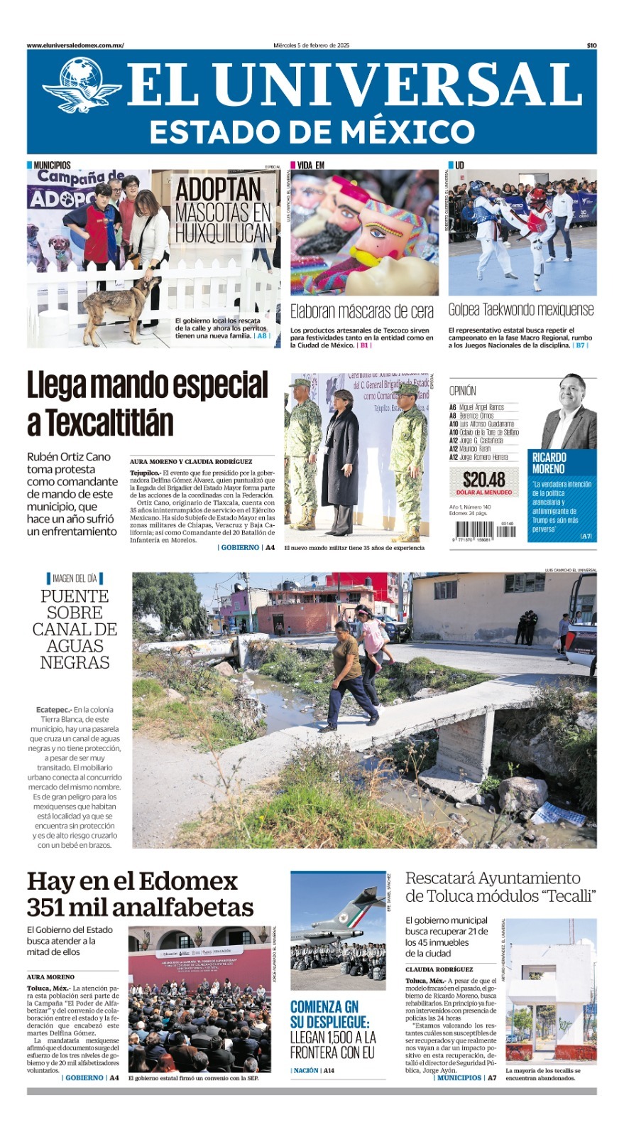 Portada Edomex 5 de febrero 2025
