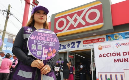 Suman 80 tiendas Oxxo como Puntos Violeta en Ecatepec para brindar refugio y seguridad a las mujeres