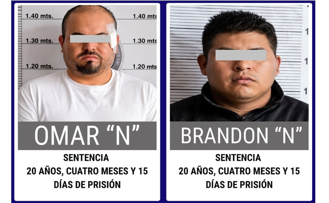 Cinco personas fueron sentenciadas a penas de entre 20 y 23 años de prisión por robos con violencia de vehículos y motocicletas en Toluca. Foto especial