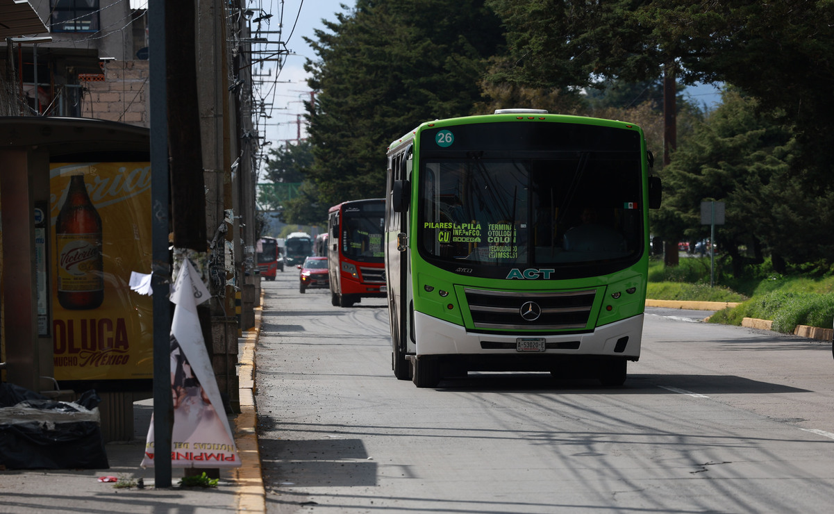 Se espera que la decisión oficial sobre el posible aumento en la tarifa del transporte en el Valle de Toluca se el 15 de octubre / Foto Alejandro Vargas