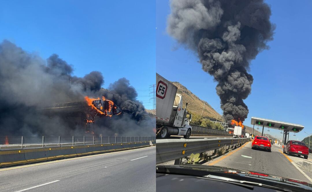 Murió chofer de pipa volcada; radio de explosión alcanzó 1 km Foto: Especial