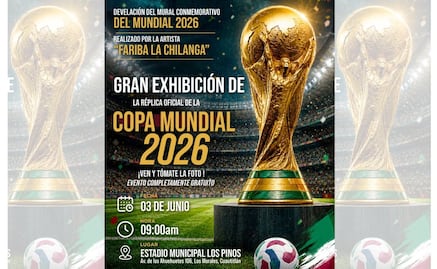 La réplica de la Copa del Mundo llega a Cuautitlán: Horarios y cómo verla gratis este miércoles