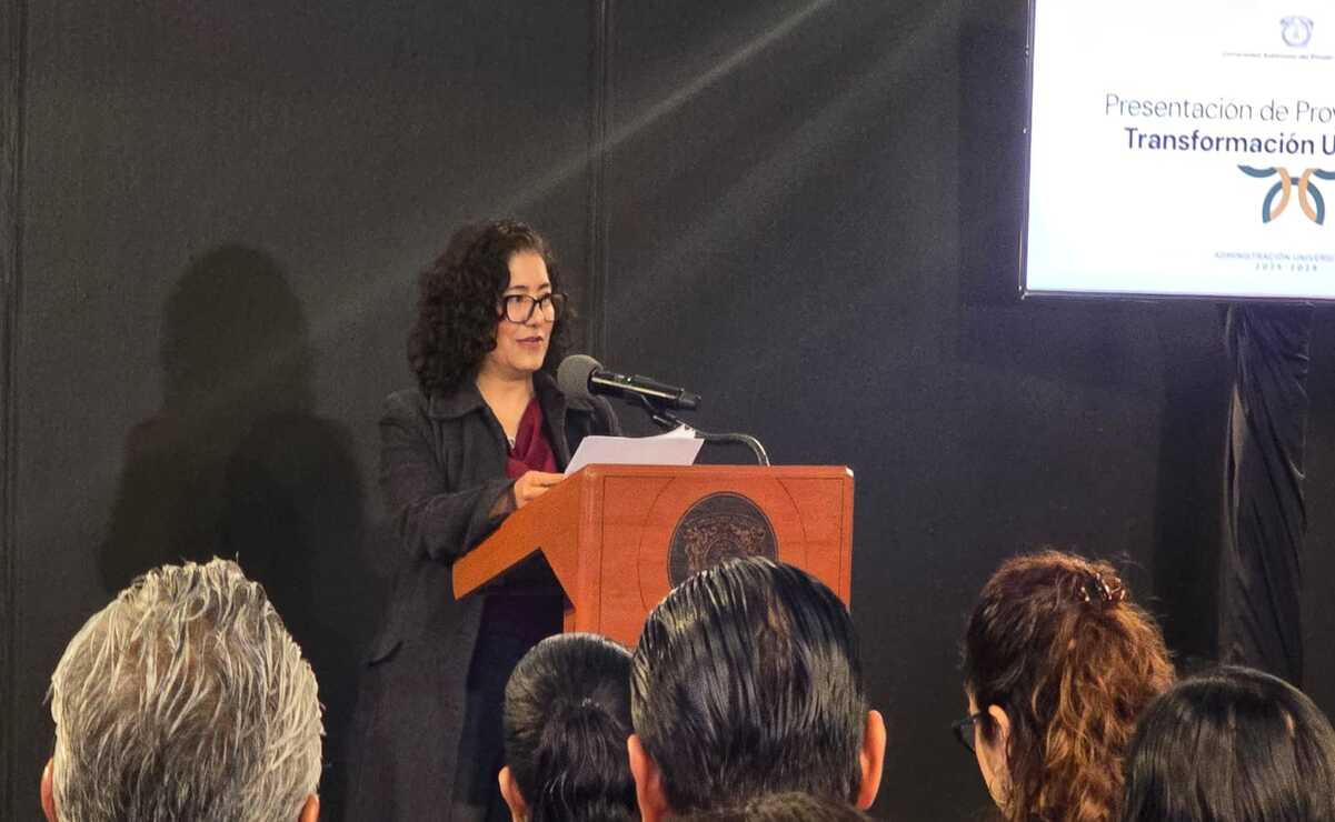 Patricia Zarza Delgado, rectora de la Universidad Autónoma del Estado de México / Foto Alma Rodríguez
