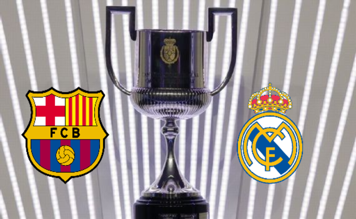 La Final de la Copa del Rey entre Barcelona y Real Madrid se disputará este 26 de abril a las 14:00 horas. Foto: EFE / Especial