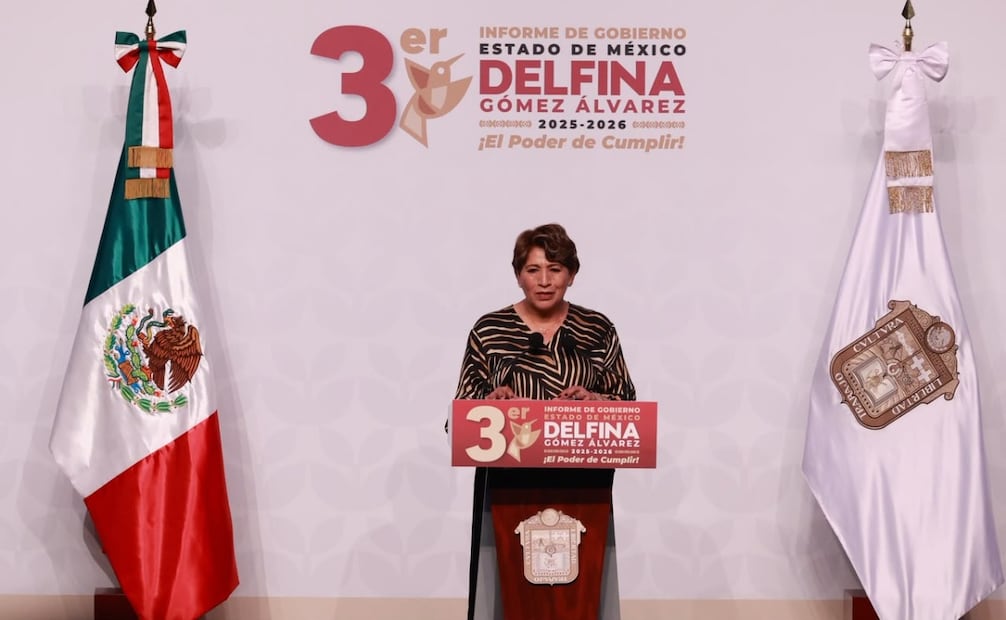 Delfina Gómez Álvarez, Gobernadora del Estado de México. Foto Alejandro Vargas / El Universal