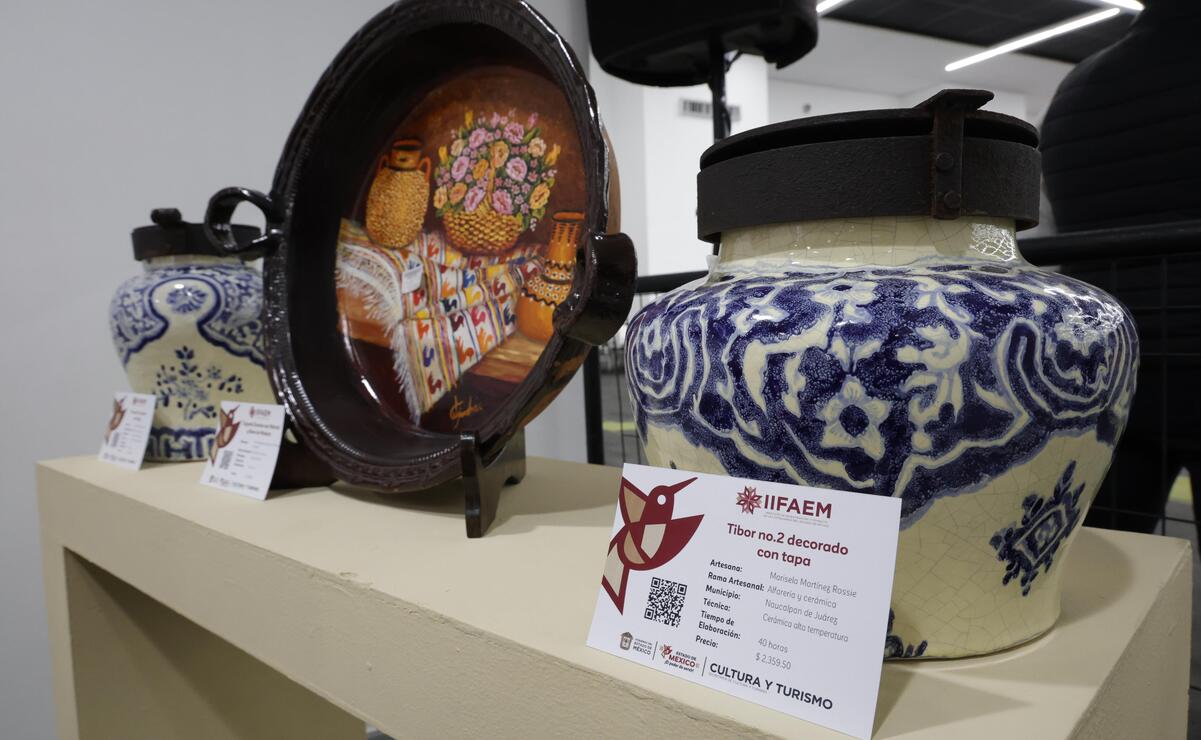 En la entidad mexiquense hay 13 ramas artesanales, entre ellas alfarería, cerámica, textiles, madera, orfebrería, joyería, cartonería, entre otros. Foto: Arturo Hernández / El Universal Estado de México