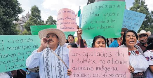Tlahuicas piden crear el municipio de Atzingo en el Edomex