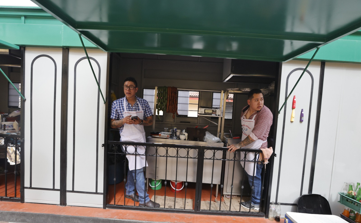 El corredor gastronómico "El Periquito" es un homenaje al ferrocarril y a la rica gastronomía de Zinacantepec. Foto: Jorge Alvarado