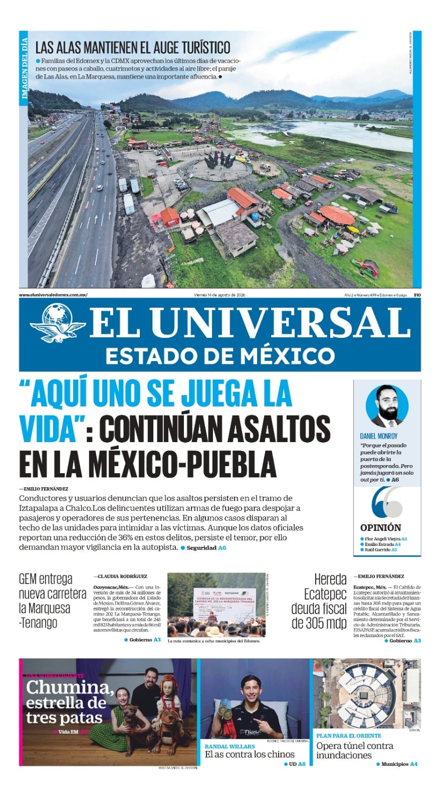 Portada 14 de agosto de 2026