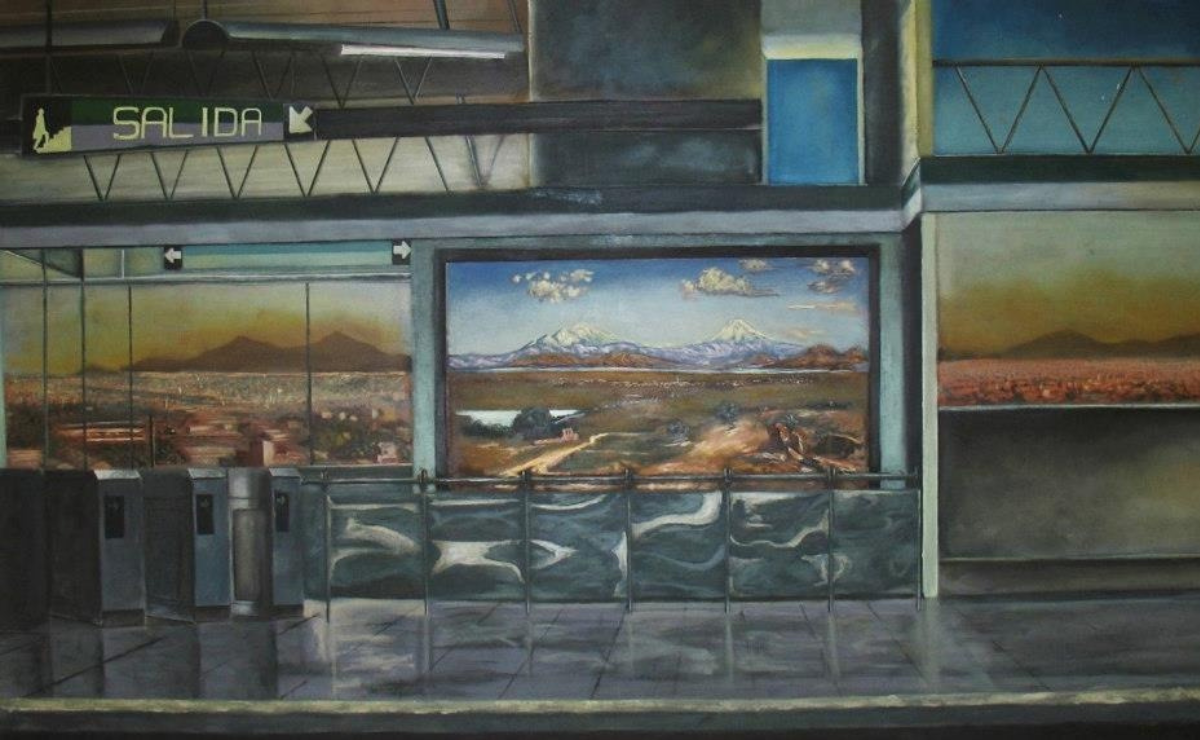 El artista Hugo Gallegos invita a reflexionar sobre nuestro impacto en el planeta con su exposición "Atlas del Antropoceno" en el Centro Cultural Mexiquense Bicentenario. Foto: Especial