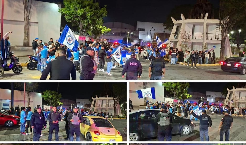 La 'Oda de Hierro' se tiñe de azul: Aficionados celebran el campeonato de La Máquina