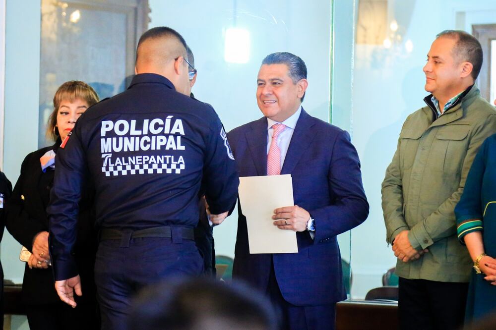 La inversión en seguridad continúa en Tlalnepantla, con la incorporación de nuevos elementos y el fortalecimiento de las corporaciones policiacas. Foto Especial