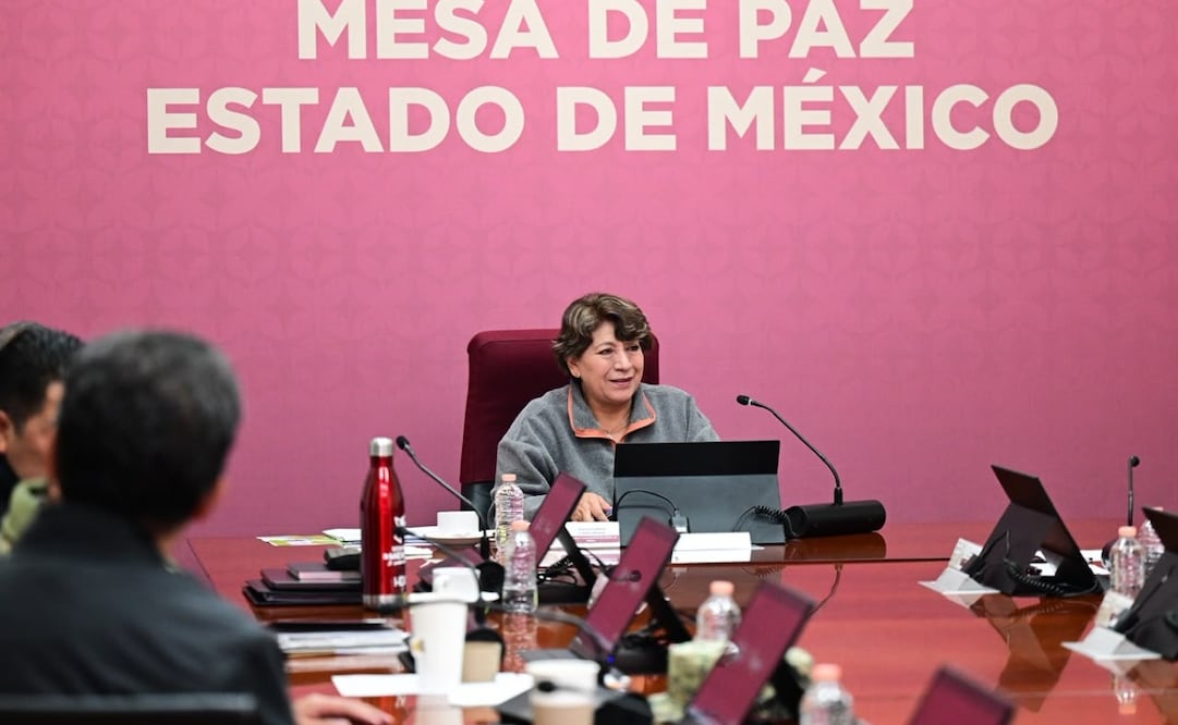Este jueves se llevó a cabo la Mesa de Paz en Palacio de Gobierno en Toluca Foto. Especial