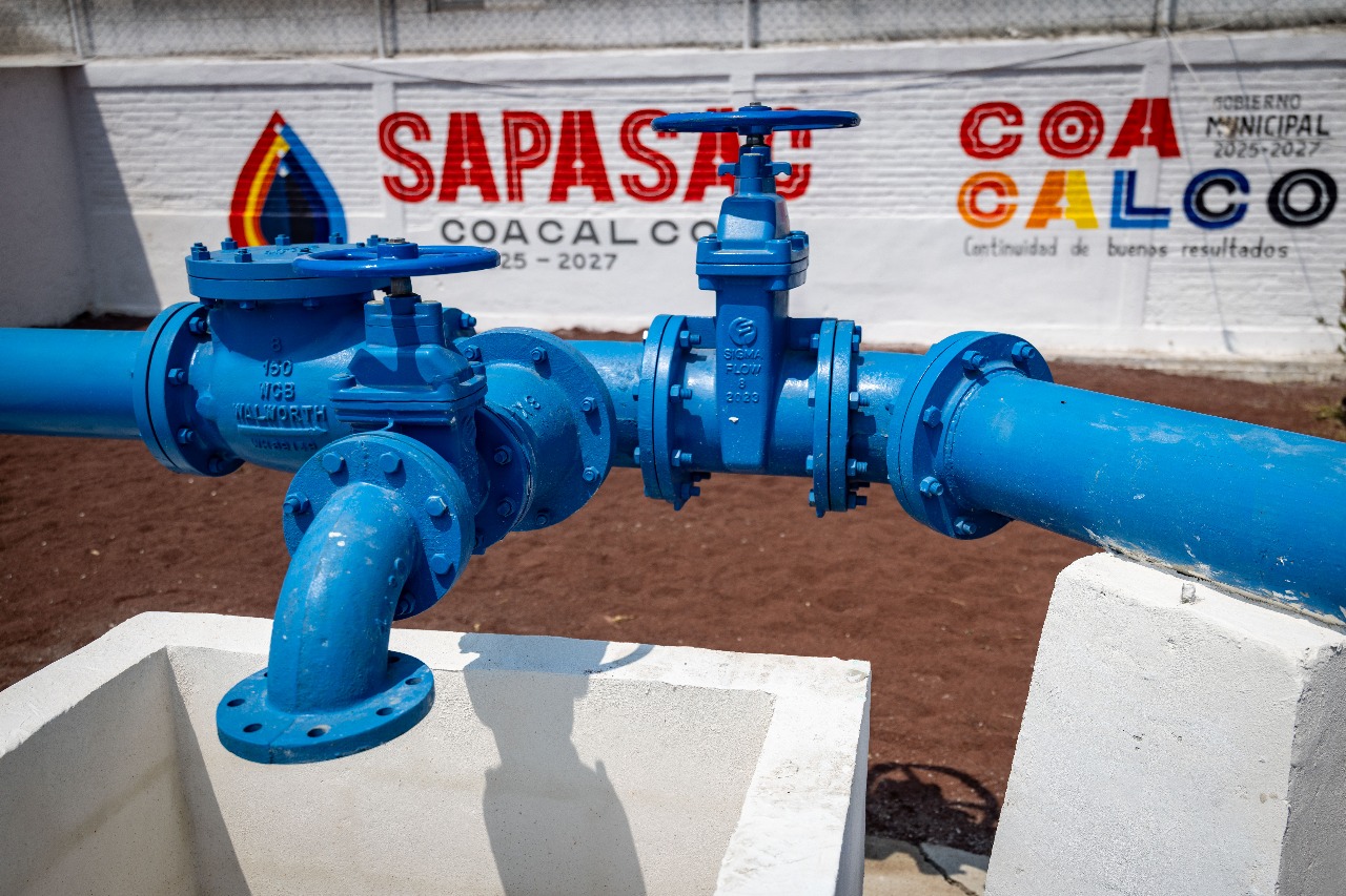 Coacalco cuenta con 26 fuentes de abastecimiento propias gracias a la reubicación de 7 pozos. Foto Especial