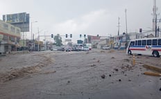 Lluvias intensas provocan encharcamientos y caos vial en el Valle de México