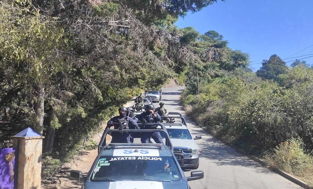 El Operativo Sur se realiza por la SSEM y la SEMAR del Edomex en los municipios de Coatepec Harinas y Villa Guerrero. Foto: Especial