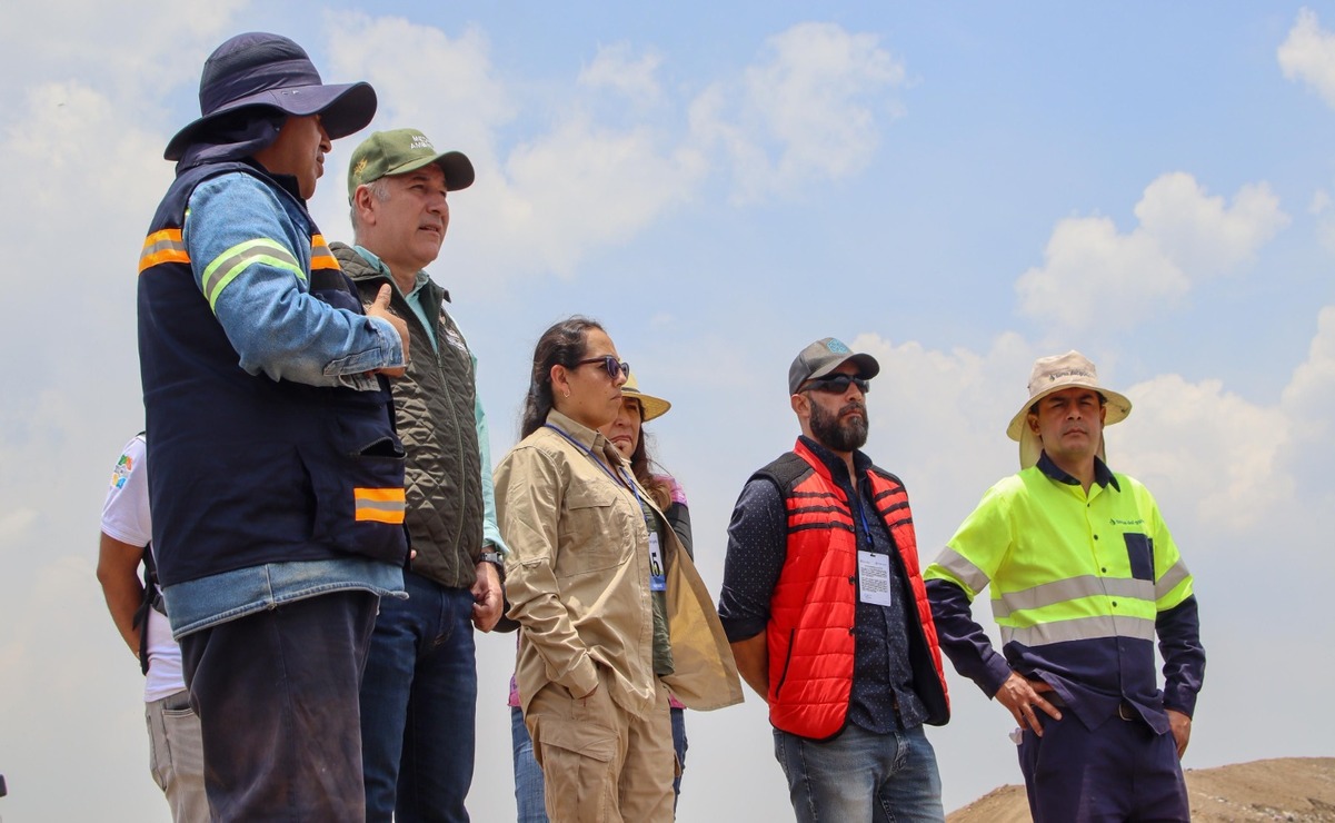 Las autoridades observaron la presencia de sólidos en superficie, lo que evidencia labores inconclusas en el tiradero a cielo abierto. Foto: Especial