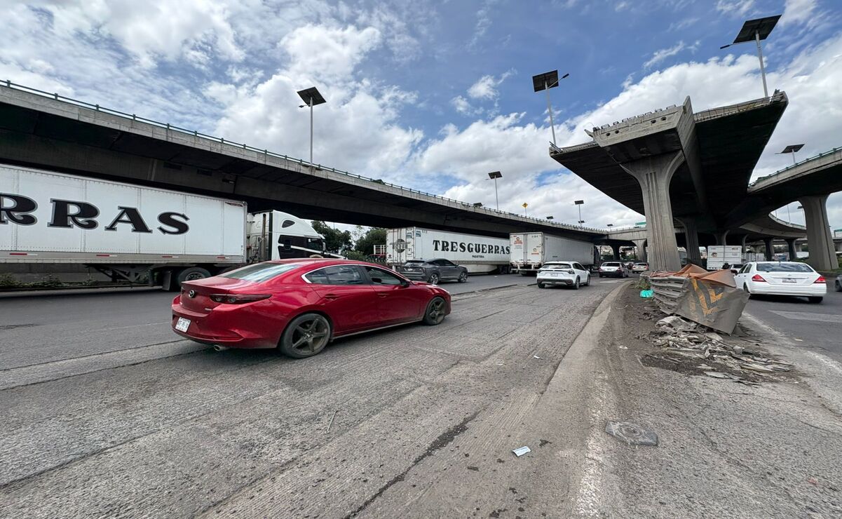 La Junta Local de Caminos bacheó en los carriles laterales, en la misma zona de Perinorte / Foto Arturo Contreras